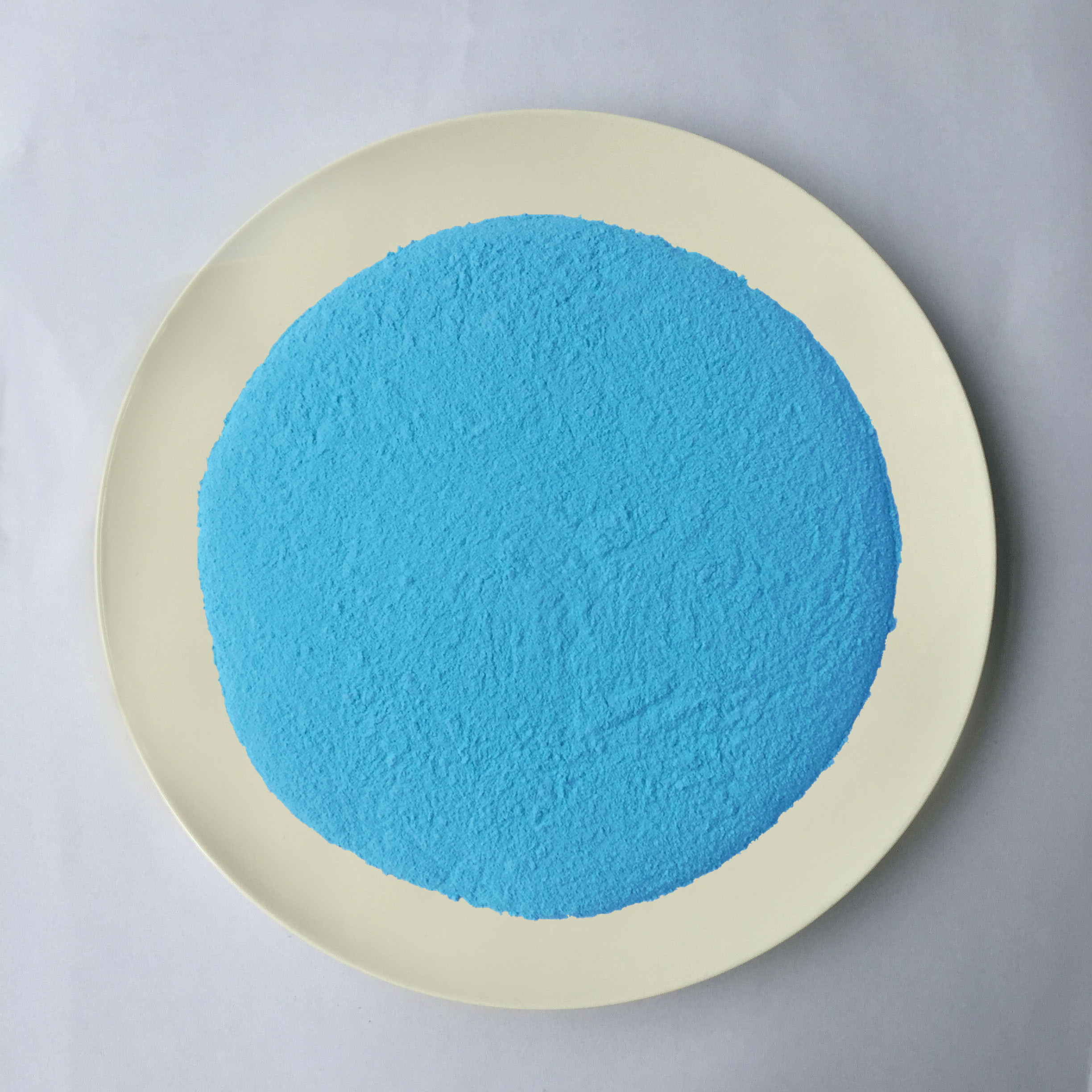 Φωτεινή μπλε πλαστική σκόνη σχήματος μελαμινών πρώτης ύλης